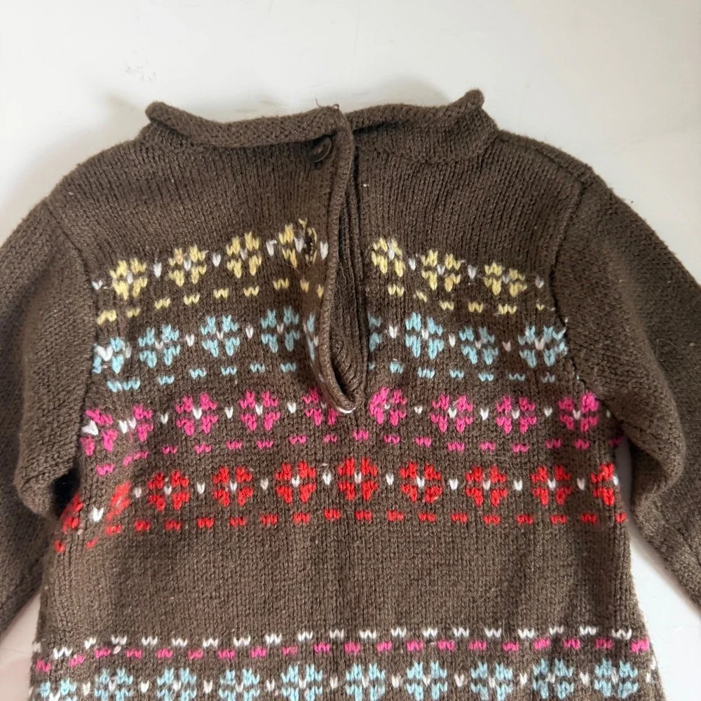 Vintage Y2K Baby Sweater Dress Size 0-3 Months